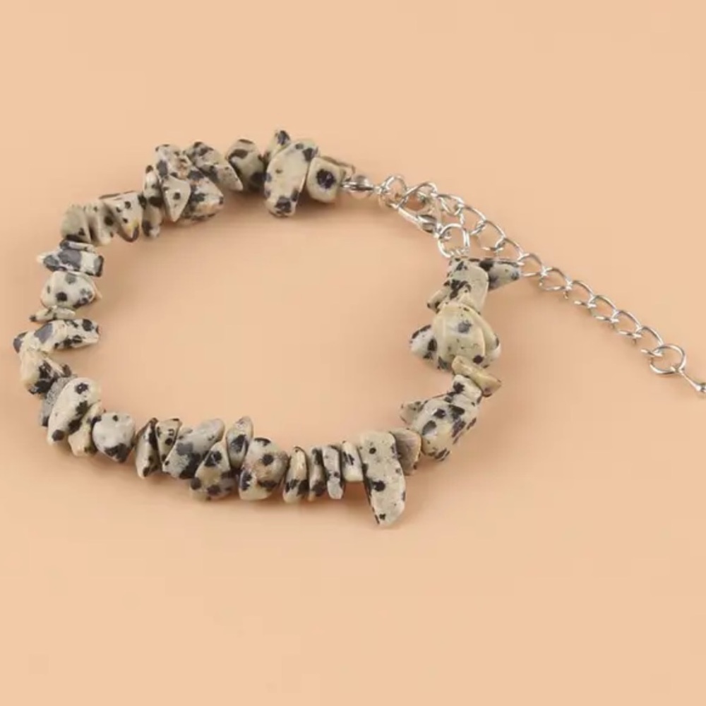 NEW Womens Spot Crystal Natural Stone Bracelet